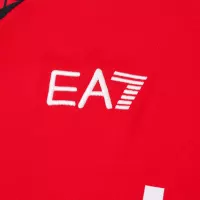 Kids Napoli Zipper Sweatshirt Kit(Top+Pants) Red 2023/24 - view 16