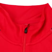 Kids Napoli Zipper Sweatshirt Kit(Top+Pants) Red 2023/24 - view 17