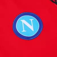 Kids Napoli Zipper Sweatshirt Kit(Top+Pants) Red 2023/24 - view 19