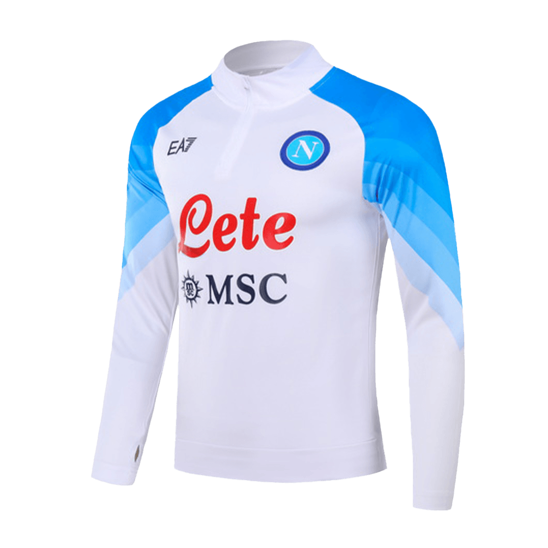 Napoli Zipper Sweatshirt Kit(Top+Pants) White 2023 - view 6