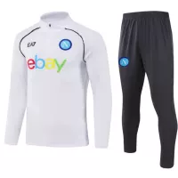 Napoli Zipper Sweatshirt Kit(Top+Pants) White 2023/24 - view 1