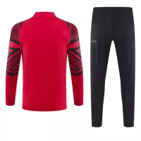 Napoli Zipper Sweatshirt Kit(Top+Pants) Red 2023/24 - view 3