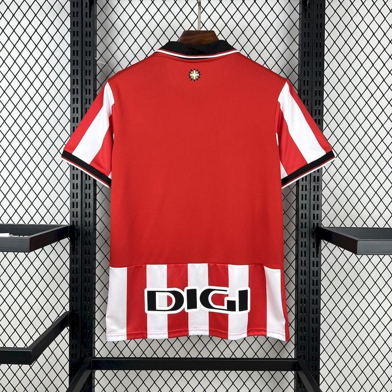 25-26 Athletic Club de Bilbao Home Soccer Jersey - view 3