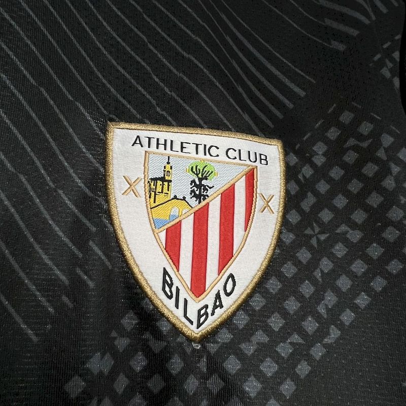 24-25 Athletic Club de Bilbao Black Goalkeeper Soccer Jersey - view 4