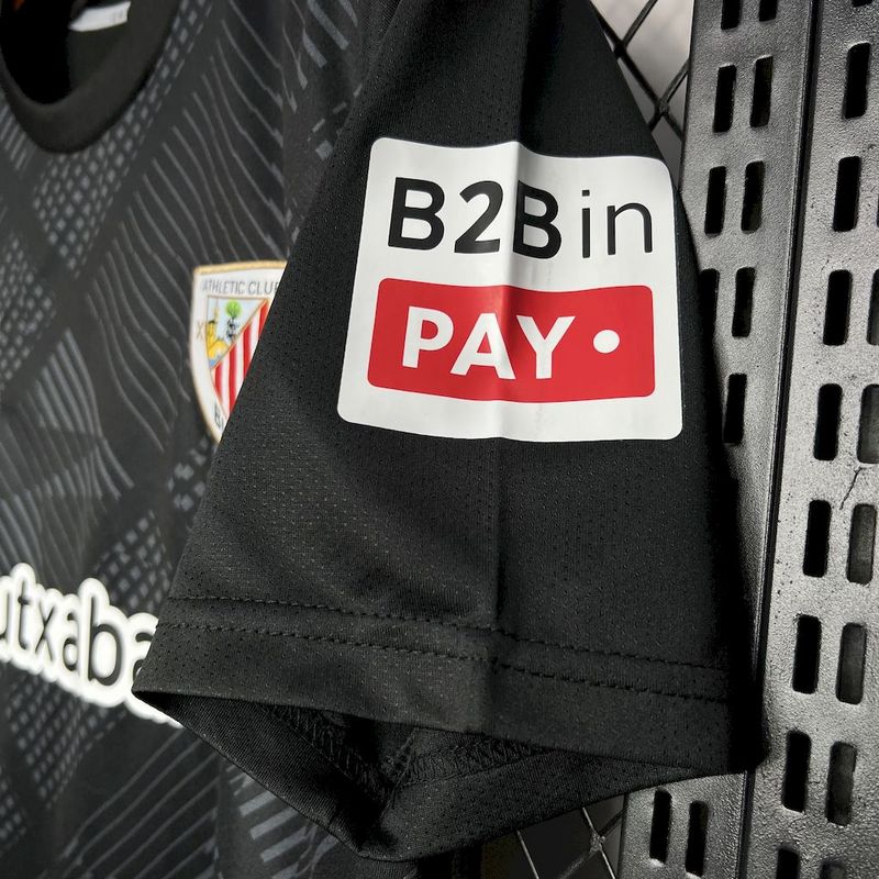 24-25 Athletic Club de Bilbao Black Goalkeeper Soccer Jersey - view 5