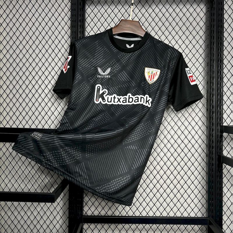 24-25 Athletic Club de Bilbao Black Goalkeeper Soccer Jersey - view 6