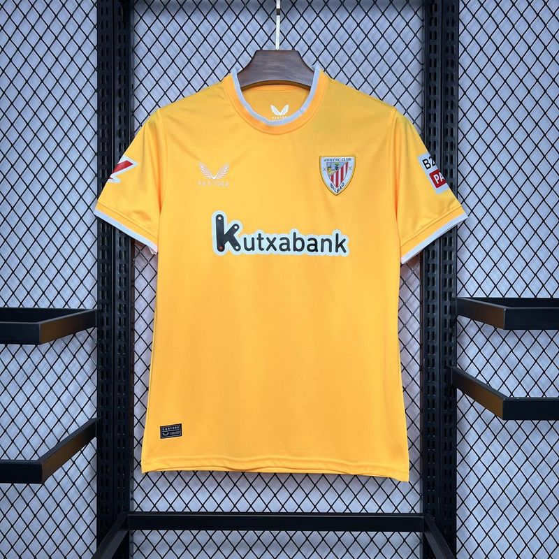 24-25 Athletic Club de Bilbao Yellow Goalkeeper Soccer Jersey