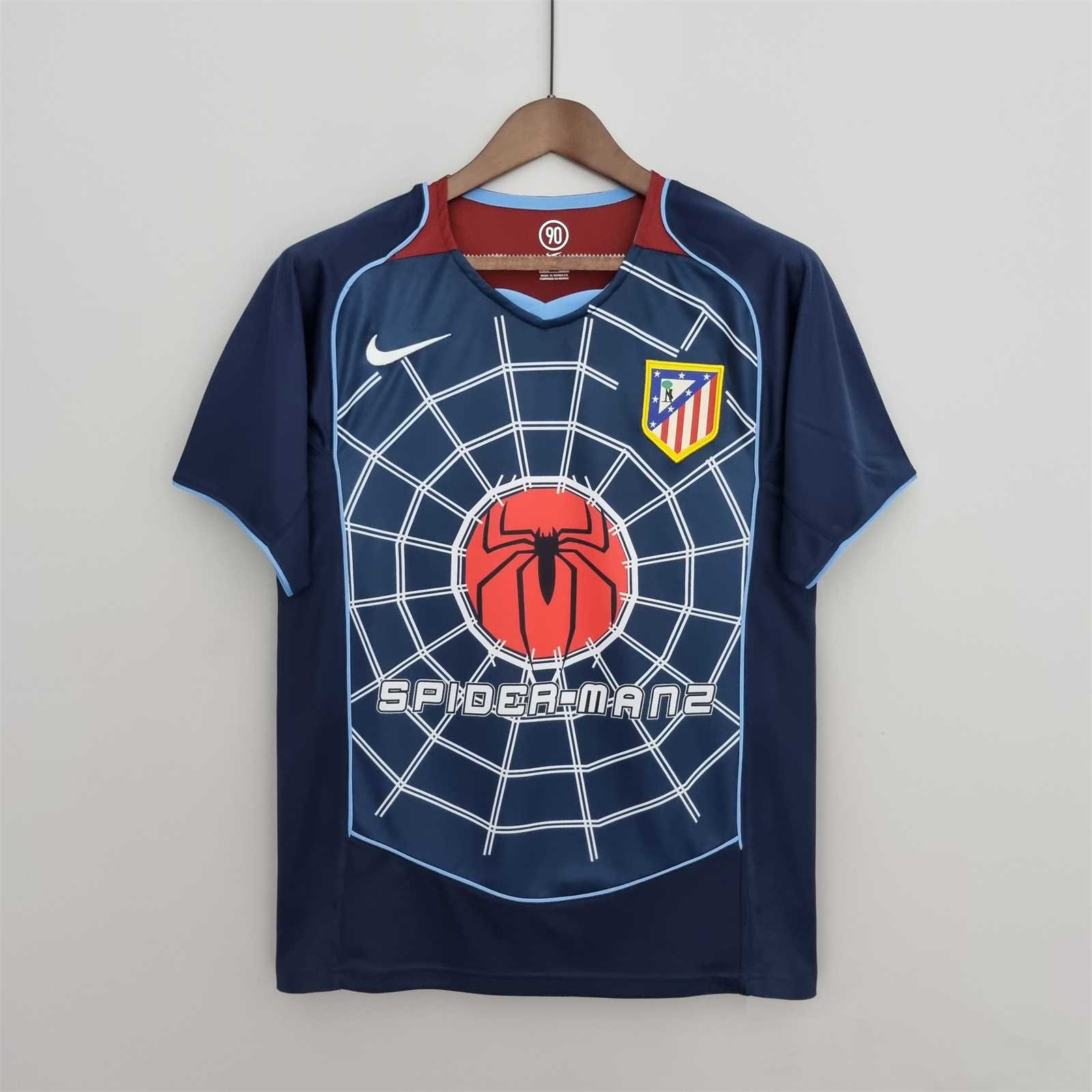2004-2005 Atletico Madrid Away Jersey Fan Version