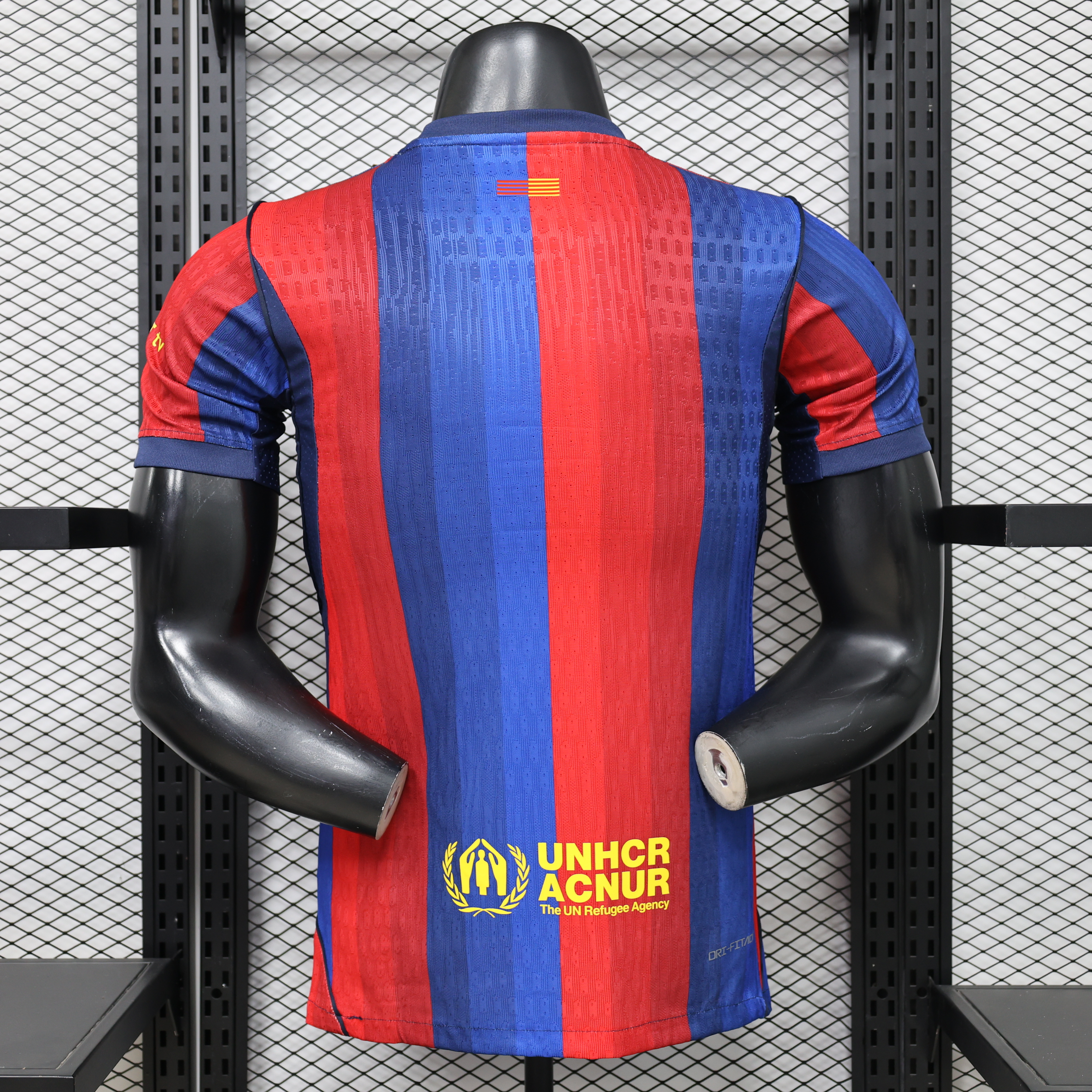 26-27 Barcelona Home Player Version Soccer Jersey - view 4