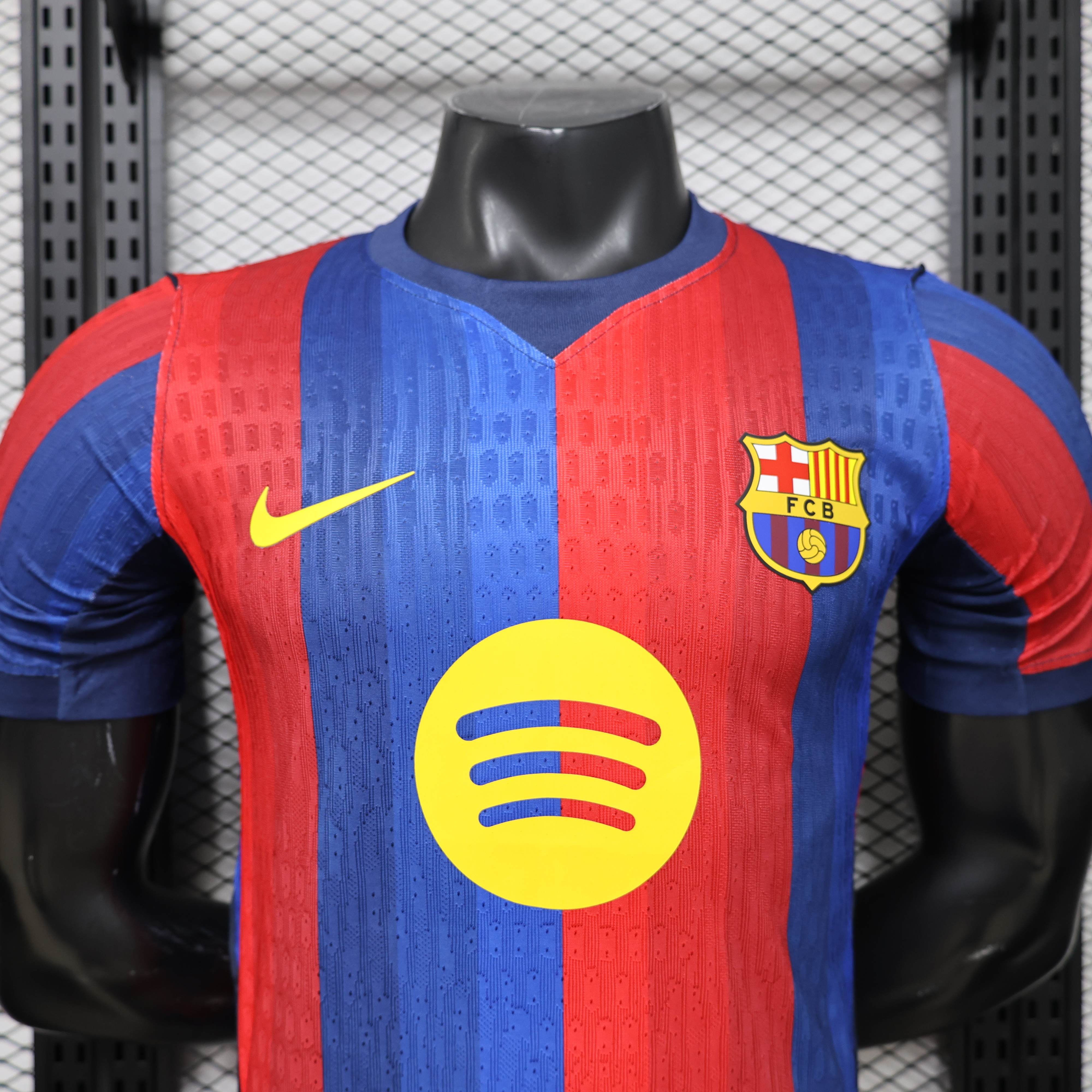 26-27 Barcelona Home Player Version Soccer Jersey - view 9