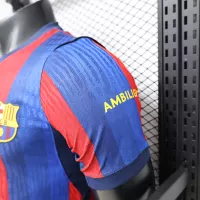 26-27 Barcelona Home Player Version Soccer Jersey - view 3