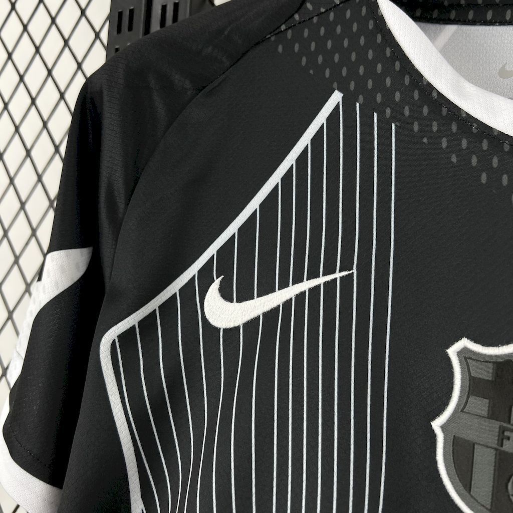 25-26 Barcelona Black Special Edition Soccer Shirt - view 4