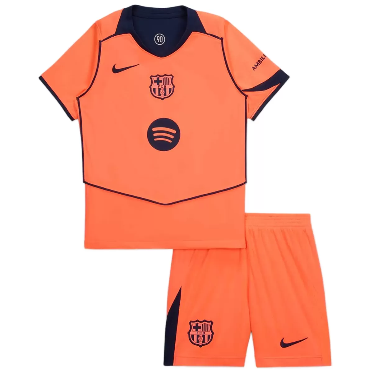 25-26 Barcelona Third Away Soccer Kids Kit Jersey+Shorts - view 4