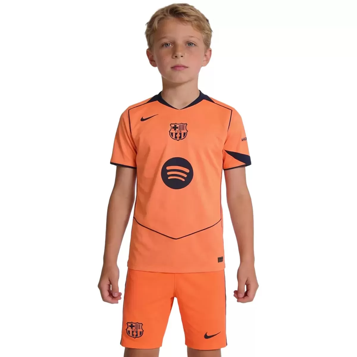 25-26 Barcelona Third Away Soccer Kids Kit Jersey+Shorts - view 5