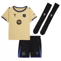 25-26 Barcelona Away Soccer Full Kids Kit Jersey+Shorts+Socks - view 1