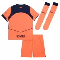 25-26 Barcelona Third Away Soccer Full Kids Kit Jersey+Shorts+Socks - view 3