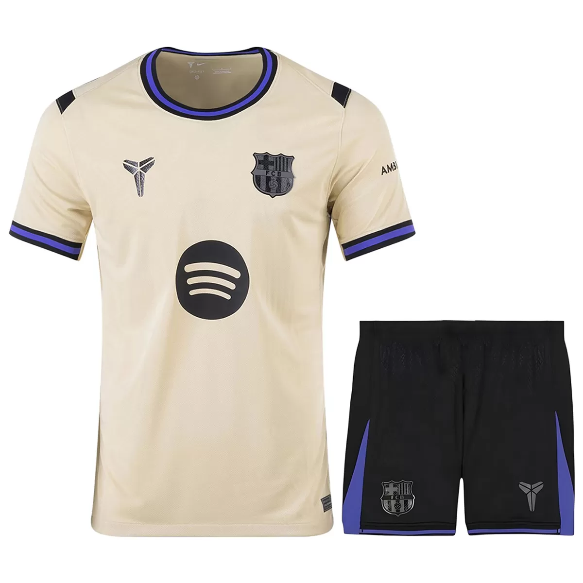 25-26 Barcelona Away Soccer Full Kit Jersey+Shorts - view 4