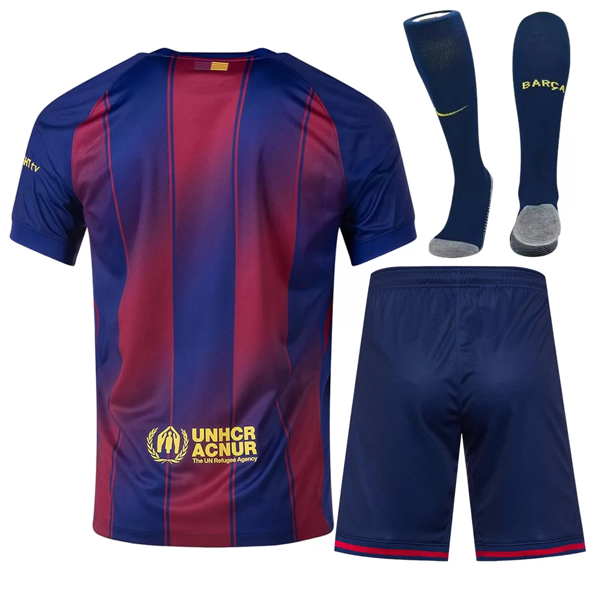 25-26 Barcelona Home Soccer Full Kit Jersey+Shorts+Socks - view 3