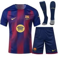 25-26 Barcelona Home Soccer Full Kit Jersey+Shorts+Socks - view 1