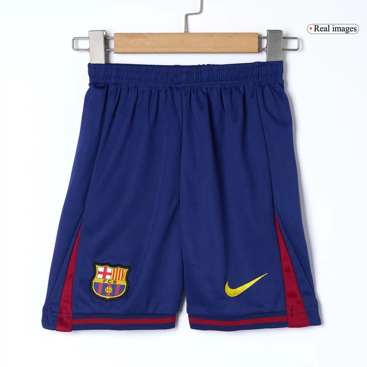 25-26 Barcelona Red Blue Home Soccer Full Kids Kit Jersey+Shorts+Socks - view 8