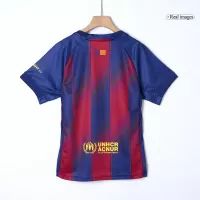 25-26 Barcelona Red Blue Home Soccer Full Kids Kit Jersey+Shorts+Socks - view 5