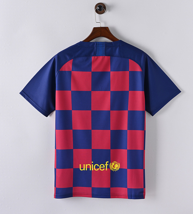 2019-20 Barcelona Home Soccer Retro Jersey - view 3