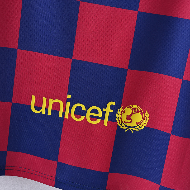 2019-20 Barcelona Home Soccer Retro Jersey - view 5