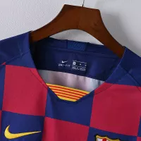 2019-20 Barcelona Home Soccer Retro Jersey - view 4