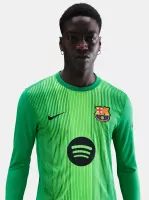 25-26 Barcelona Goalkeeper Soccer Jersey Long Sleeve Green - view 1
