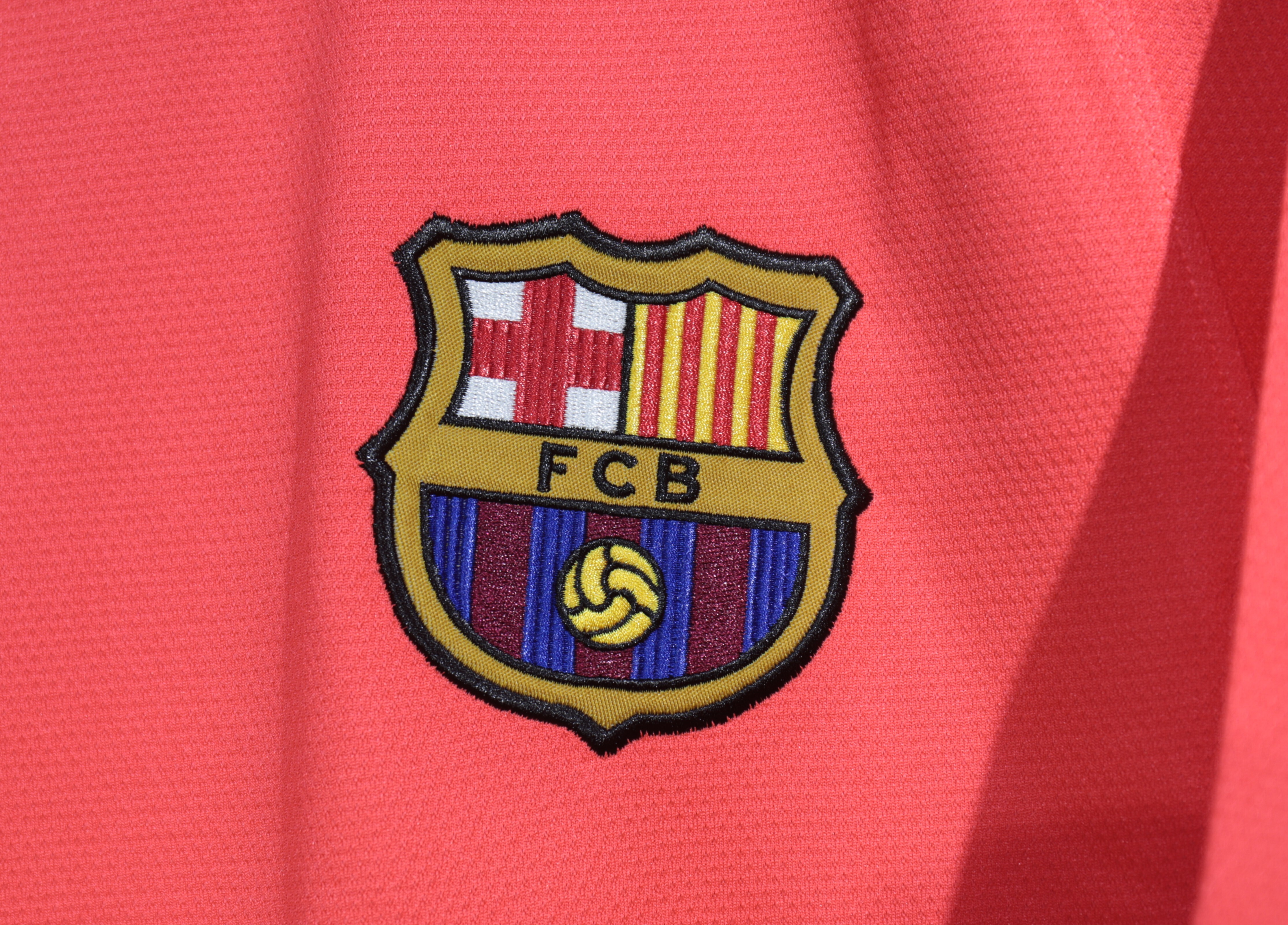 14-15 Barcelona Away Retro Jersey Player Version Pink - view 9