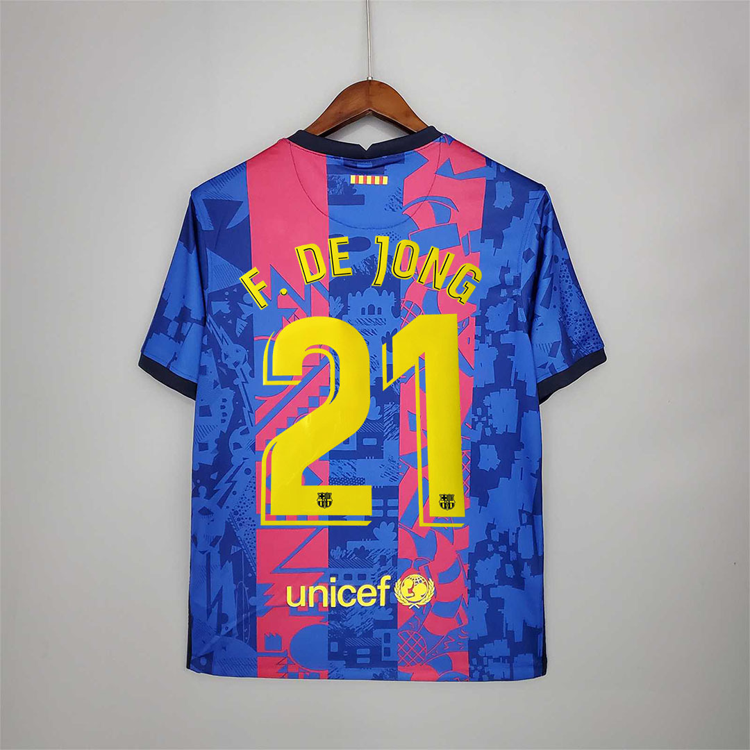 2021-22 Barcelona Third Away Soccer Jersey - view 14
