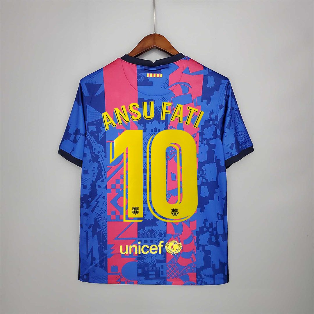 2021-22 Barcelona Third Away Soccer Jersey - view 15
