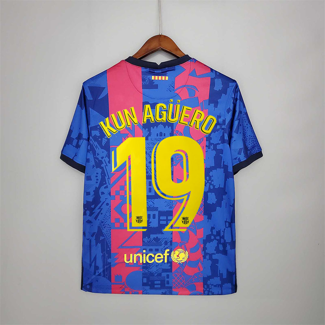 2021-22 Barcelona Third Away Soccer Jersey - view 18