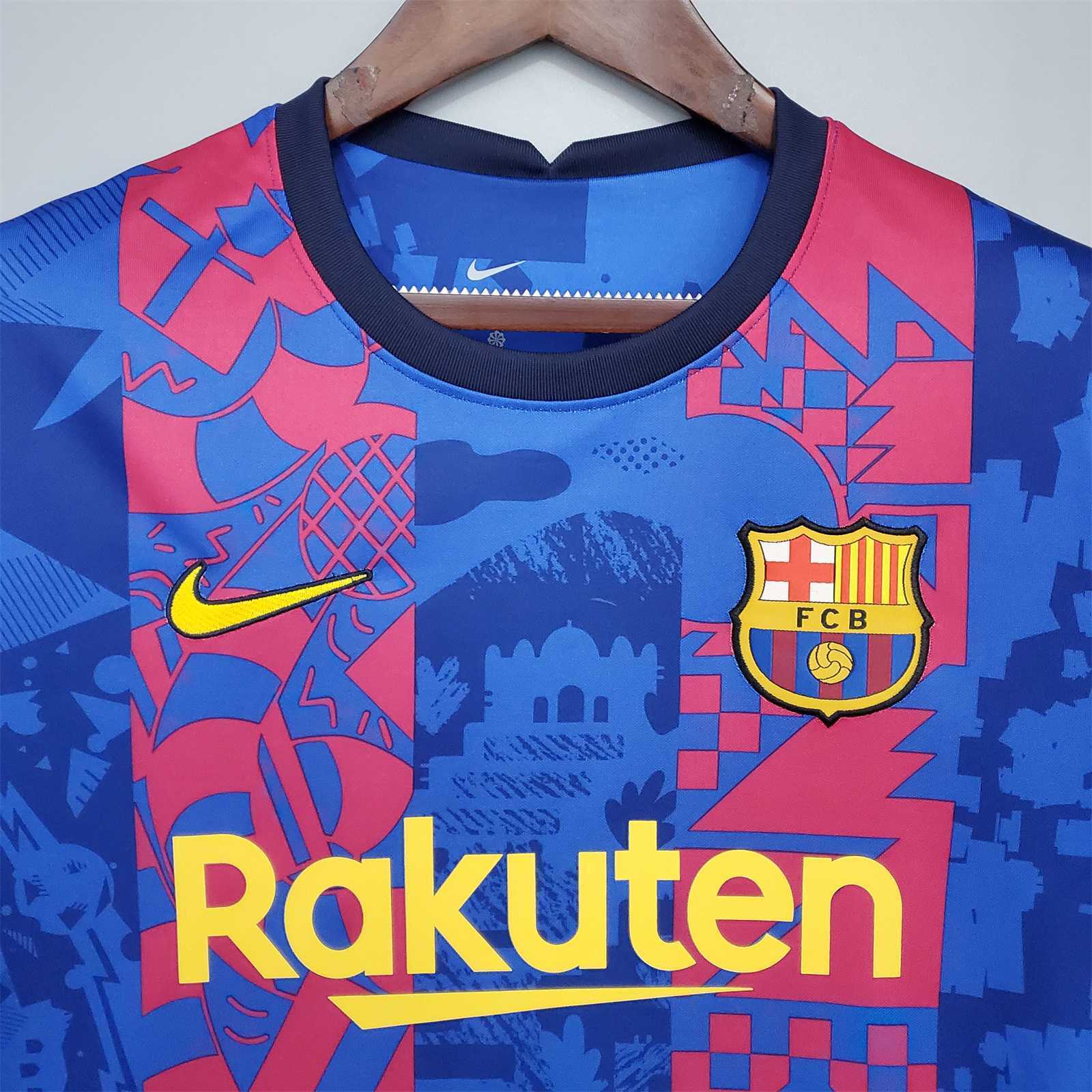 2021-22 Barcelona Third Away Soccer Jersey - view 4