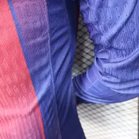 25-26 Barcelona Red Blue Home Soccer Jersey Long Sleeve - view 5