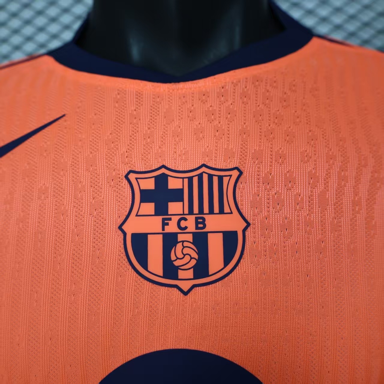 25-26 Barcelona Third Away Player Version Soccer Jersey Long Sleeve - view 10