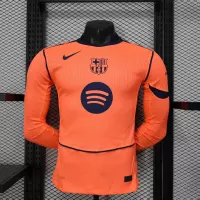 25-26 Barcelona Third Away Player Version Soccer Jersey Long Sleeve - view 1