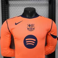 25-26 Barcelona Third Away Player Version Soccer Jersey Long Sleeve - view 6