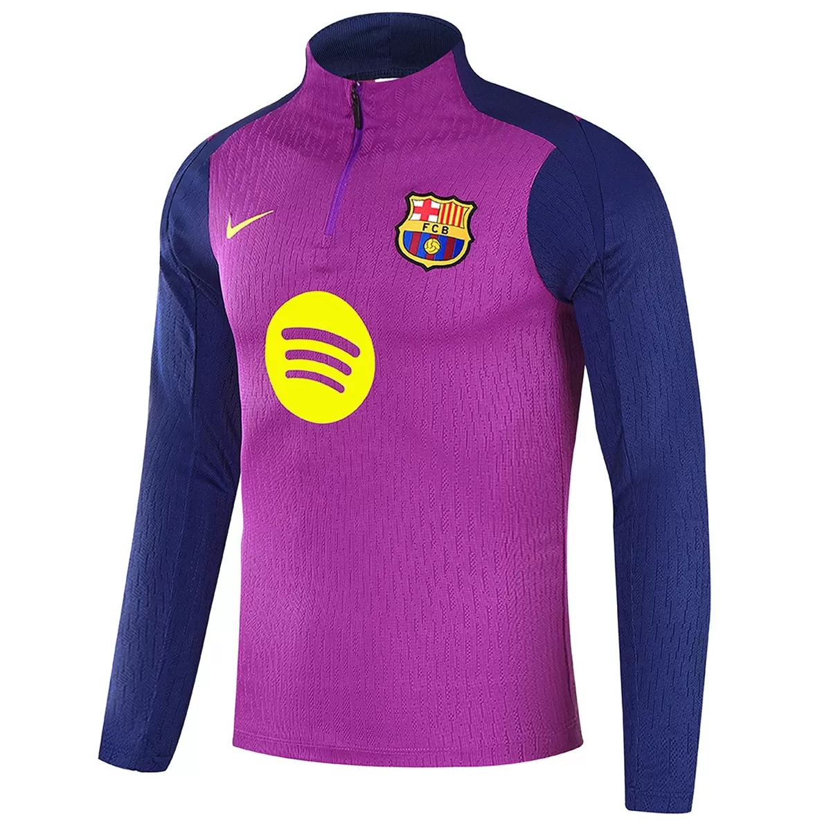 25-26 Barcelona 1/4 Zipper Sweat Kit(Top+Pants) Purple - view 4