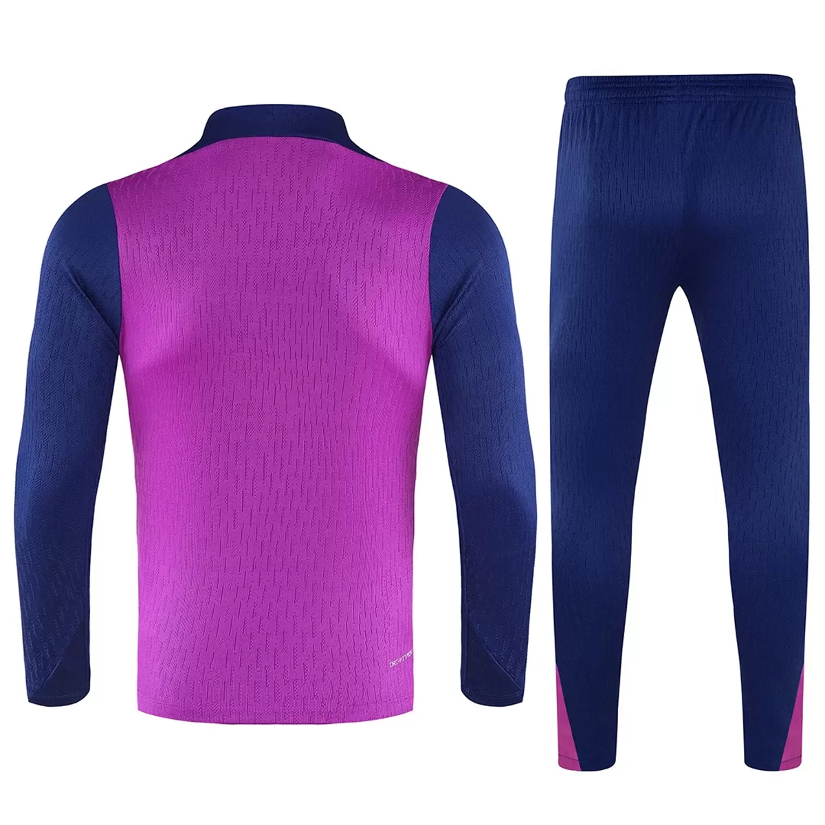 25-26 Barcelona 1/4 Zipper Sweat Kit(Top+Pants) Purple - view 7