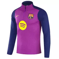 25-26 Barcelona 1/4 Zipper Sweat Kit(Top+Pants) Purple - view 4