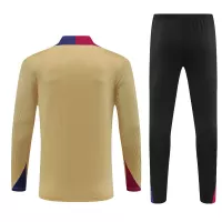 24-25 Barcelona Long Sleeve Gold Training Suit Football Shirts - view 3