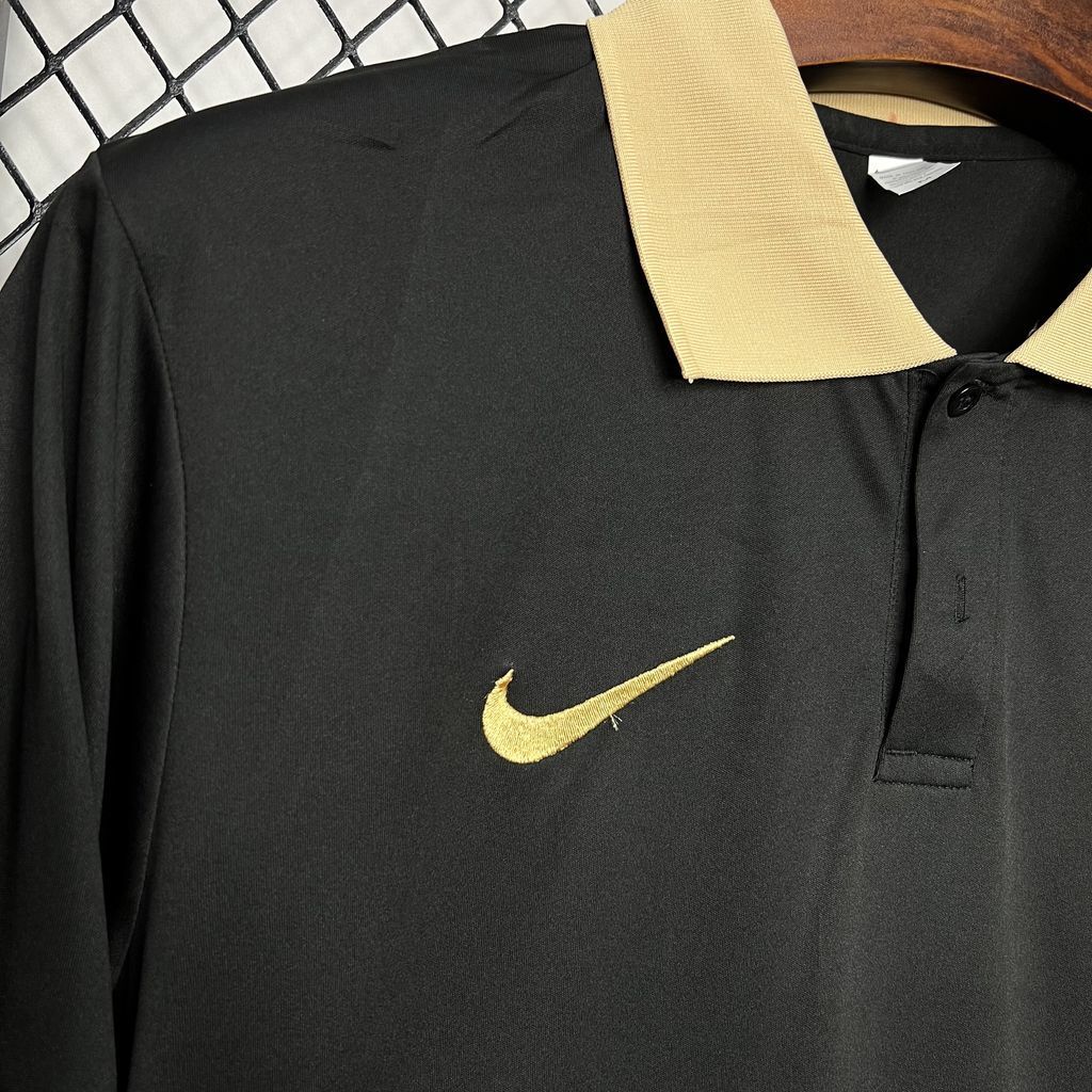 24-25 Barcelona Special Black Polo Soccer Jersey - view 5