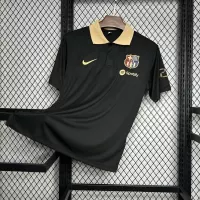 24-25 Barcelona Special Black Polo Soccer Jersey - view 3
