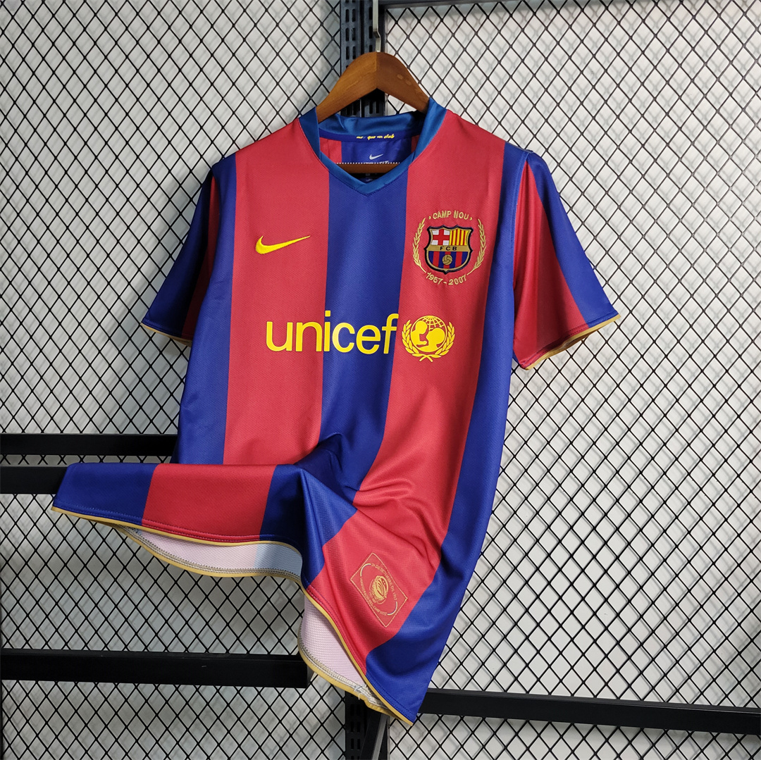 07-08 Barcelona Home Retro Jersey 50-Years Anniversary - view 6