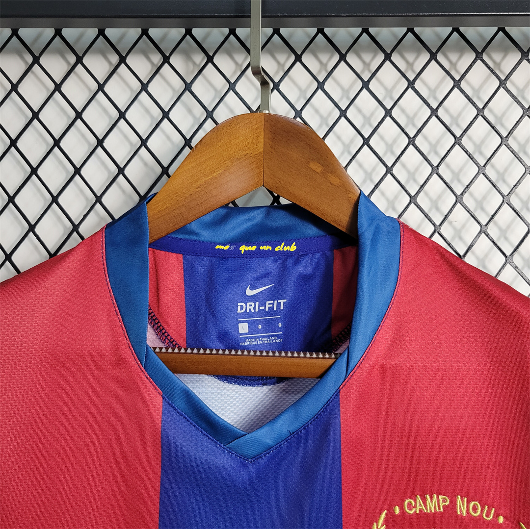 07-08 Barcelona Home Retro Jersey 50-Years Anniversary - view 11