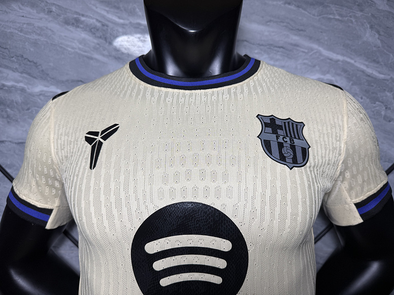 25-26 Barcelona Away Player Version Soccer Jersey Correct Logo - view 6