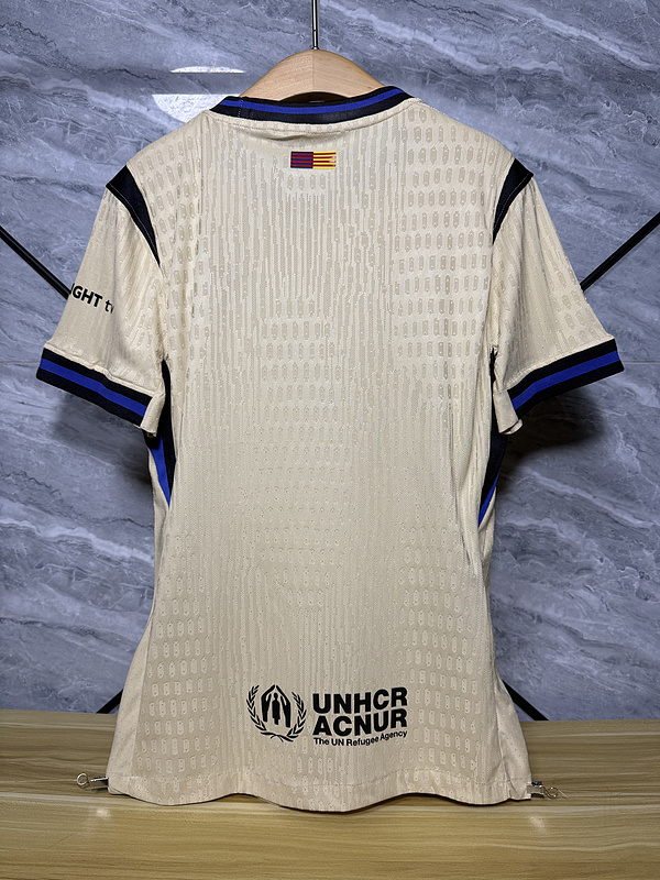 25-26 Barcelona Away Player Version Soccer Jersey Correct Logo - view 7