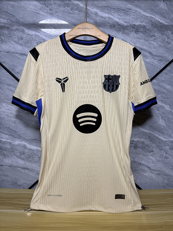 25-26 Barcelona Away Player Version Soccer Jersey Correct Logo - view 9