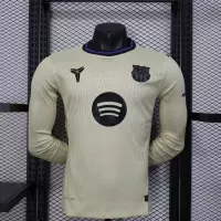 25-26 Barcelona Away Player Version Soccer Jersey Long Sleeve - view 1